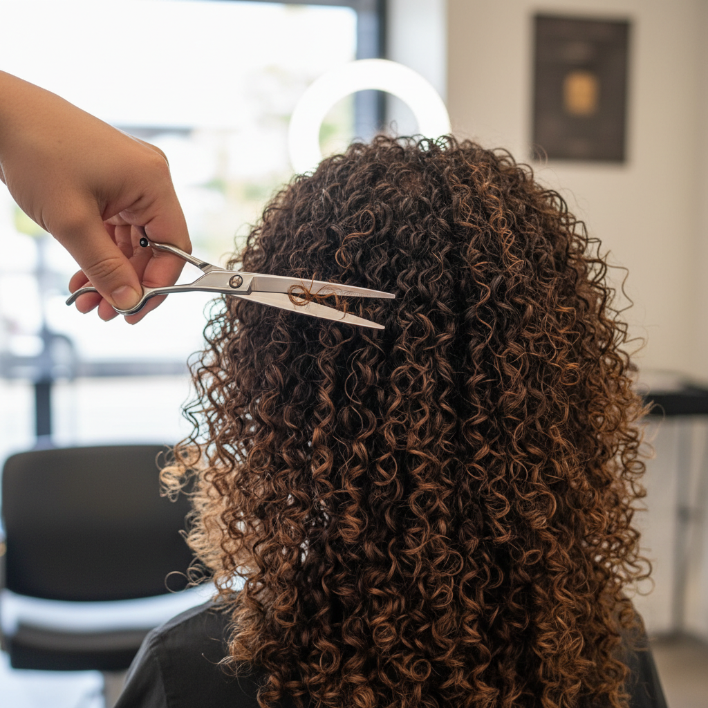 Why Curly Hair Should Be Cut Dry and Why the Right Products Matter